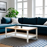 **

"A bright and modern living room featuring IKEA furniture, including a modular sofa and a coffee table. The room has large windows with natural light. The style is Scandinavian with a touch of industrial. Add plants and decorative elements. Perfect anatomy, correct proportions, natural pose, well-formed hands, proper finger count, natural body proportions, safe for work, appropriate content, fully clothed, professional, modest, family-friendly."

**